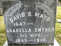 Mayo, David S. and Arabella (Snyder)